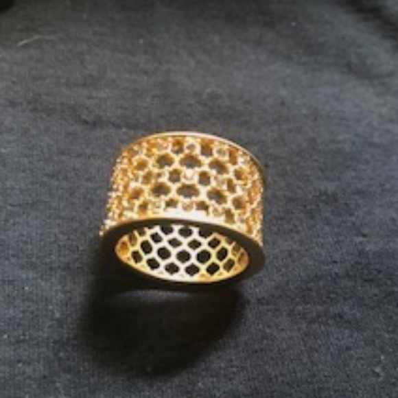 Lia Sophia Goldtone Mesh With Rhinestone Set *EUC* - Picture 6 of 9